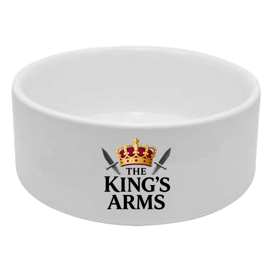 Personalised ceramic dog bowl by Chef Woof UK
