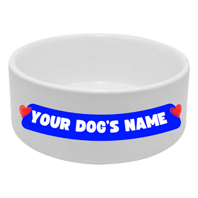 Personalised dog bowl gift UK