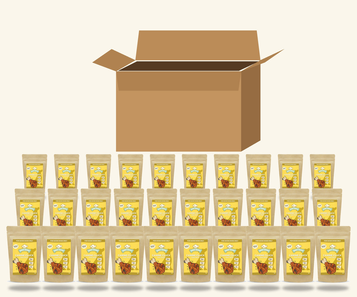 Canine Cluck Dog Treats for Pubs, Hotels and Cafés
