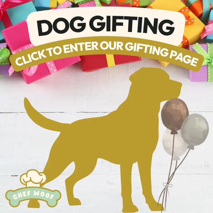 Dog-Gifting Chef Woof | Dog Treats for hospitality