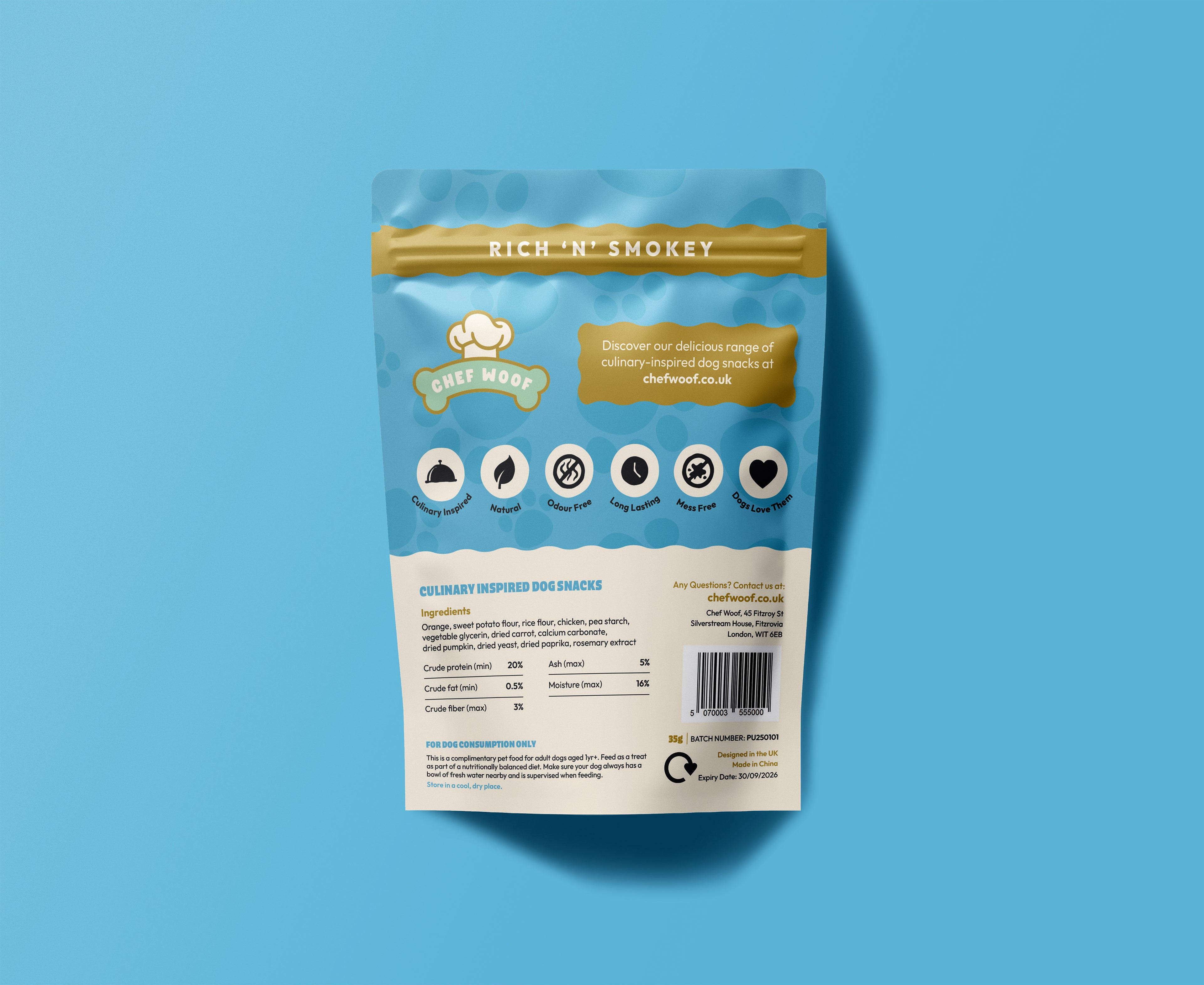 Chef Woof Dog Treats Combo Pack | 3 Natural Culinary Treats