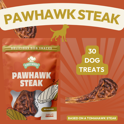 PAWHAWK STEAK - 30x48g - Dog Treats