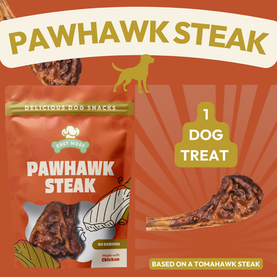 PAWHAWK STEAK - Natural Dog Treat 1x48g