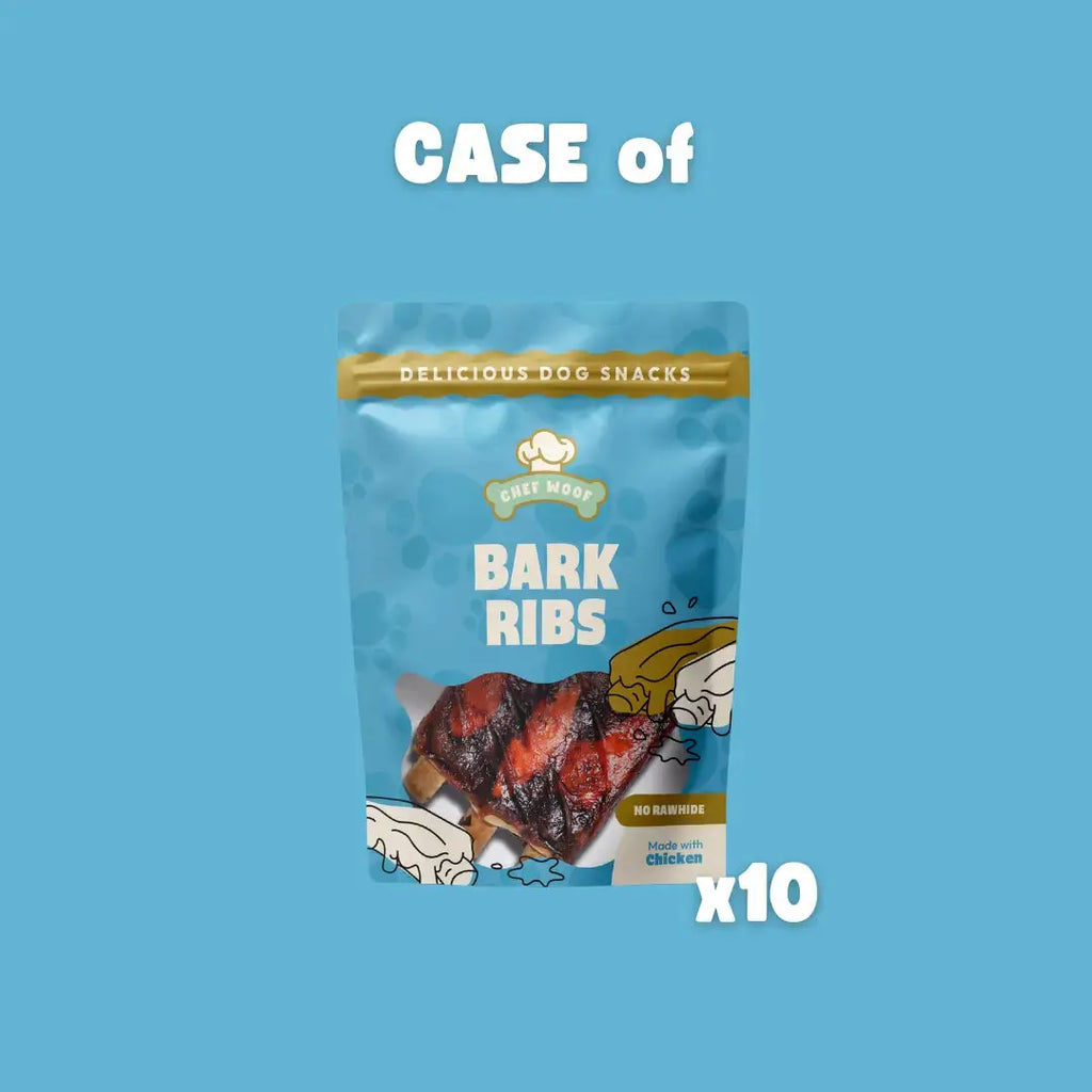 BARK RIBS (10x35g) Natural Dog Treats Trade Chef Woof