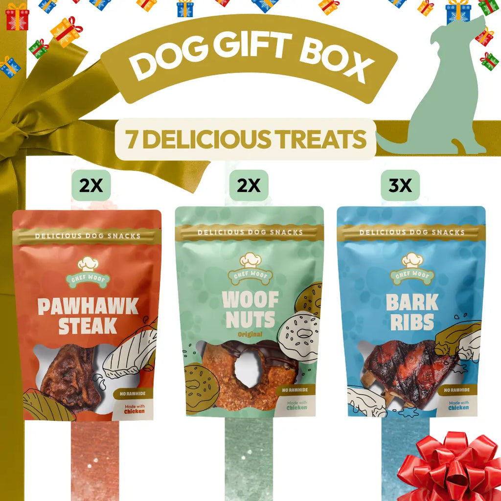 Chef Woof Dog Gift Treat Box Chef Woof | Dog Treats for hospitality