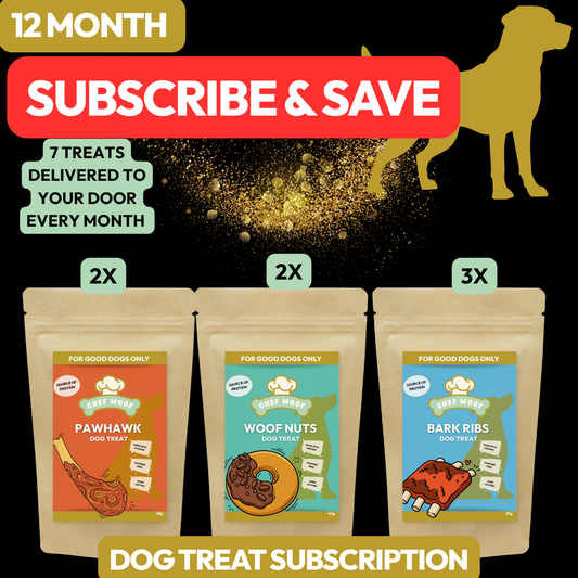 12 MONTH Subscription Gift - Chef Woof Dog Treat