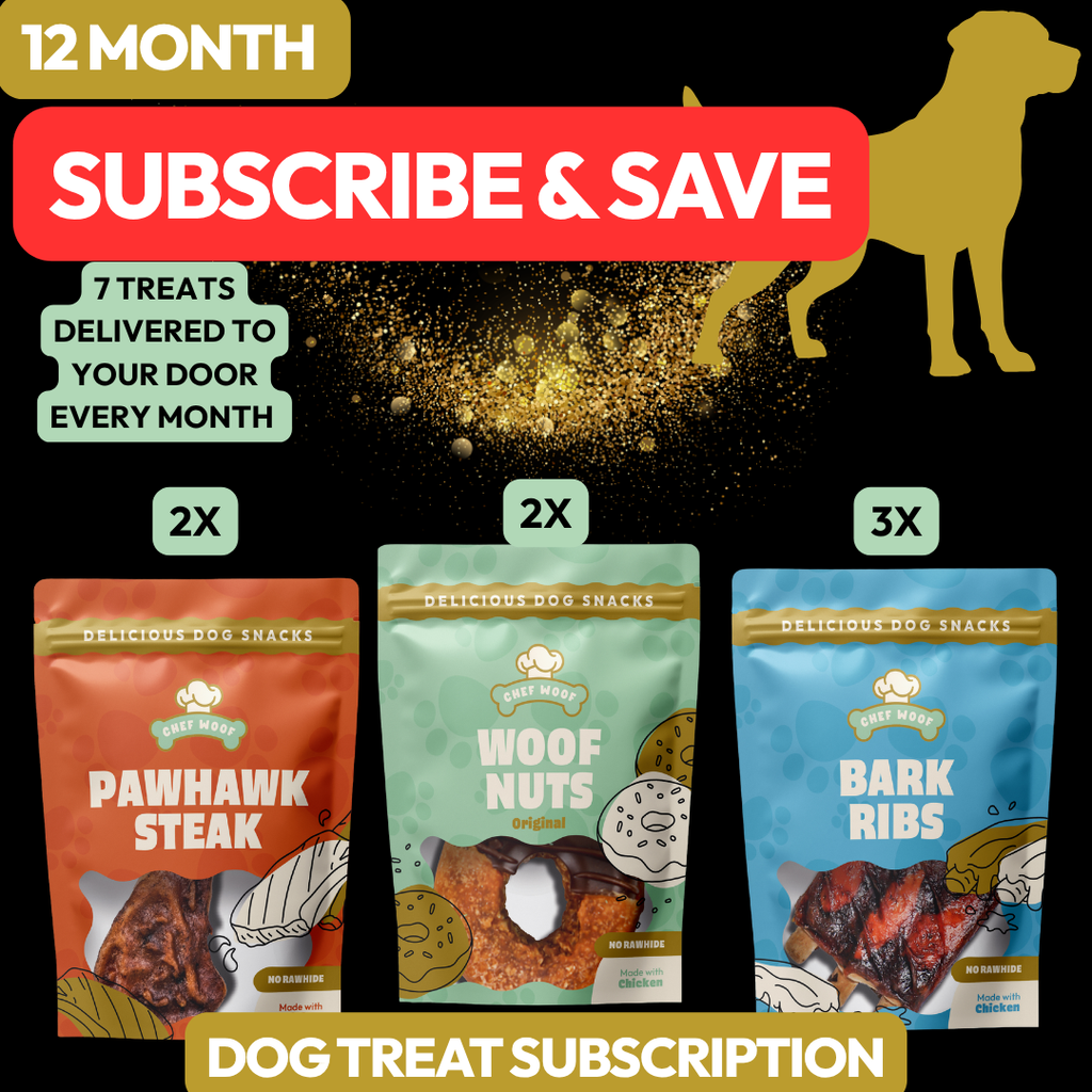 12 MONTH Subscription Gift - Chef Woof Dog Treat