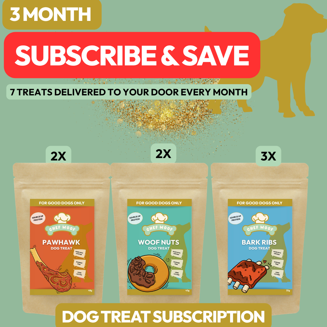 3 MONTH Subscription Gift - Chef Woof Dog Treat
