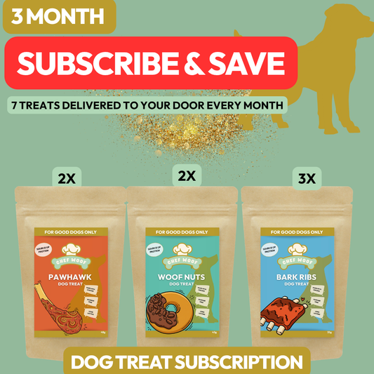3 MONTH Subscription Gift - Chef Woof Dog Treat