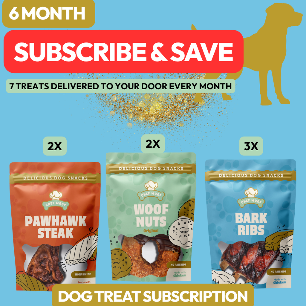 6 MONTH Subscription Gift - Chef Woof Dog Treat