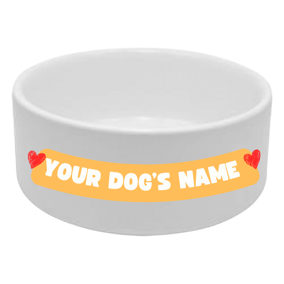 Personalised Dog Bowl UK | Premium Ceramic | Chef Woof