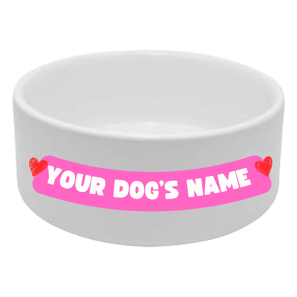 Personalised Dog Bowl UK | Premium Ceramic | Chef Woof