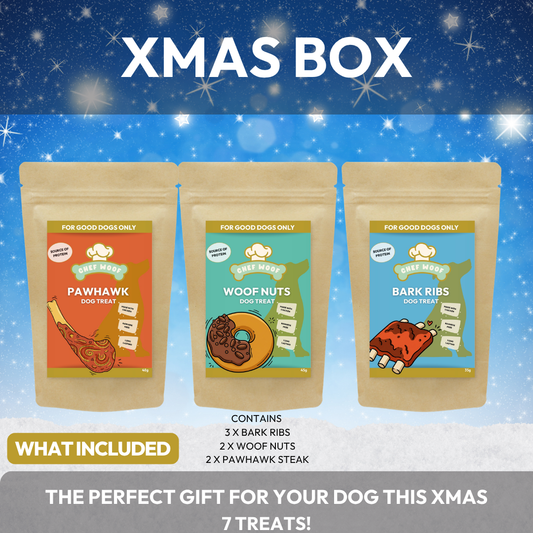 Chef Woof Christmas/XMAS Dog Treat Box