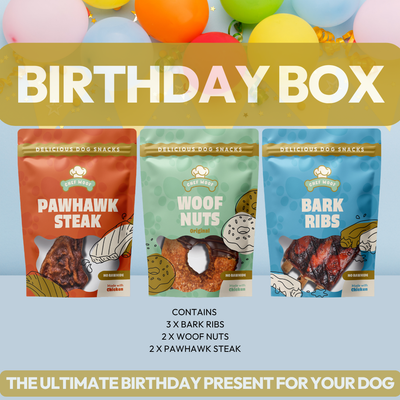 Chef Woof Christmas dog treat box