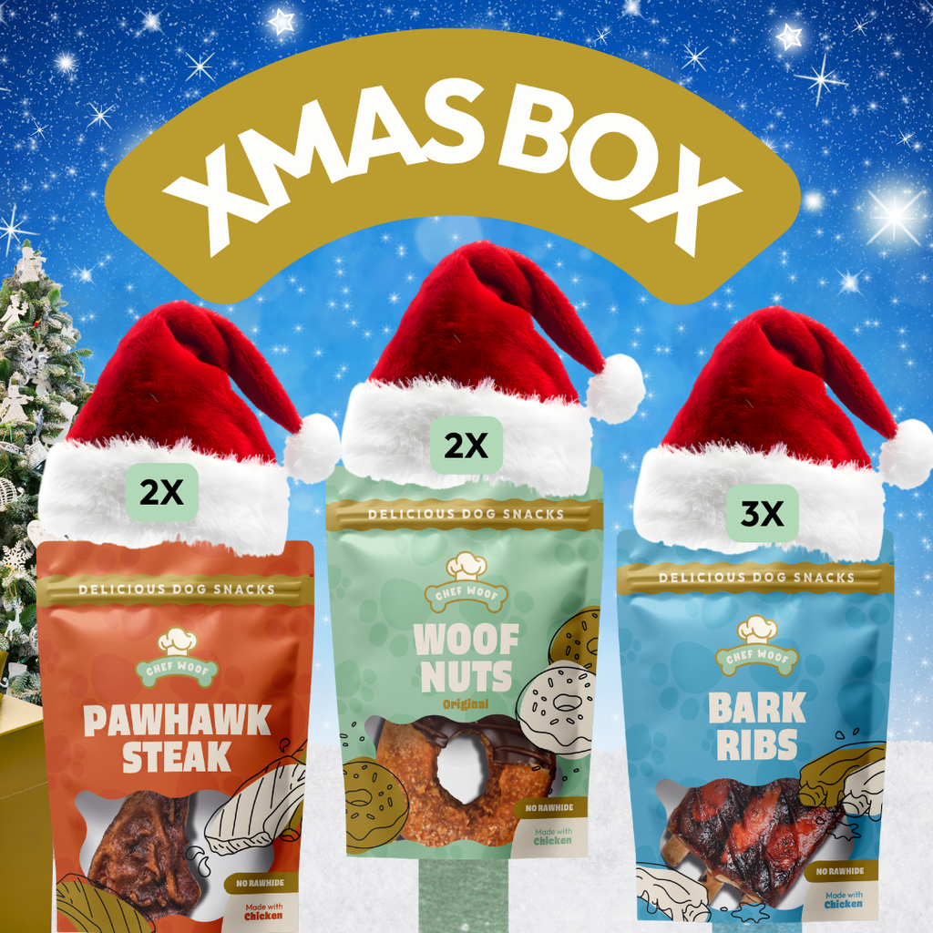 Chef Woof Christmas/XMAS Dog Treat Box
