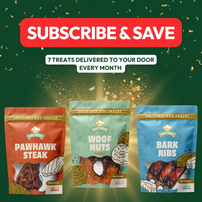 Chef Woof dog treat monthly subscription gift