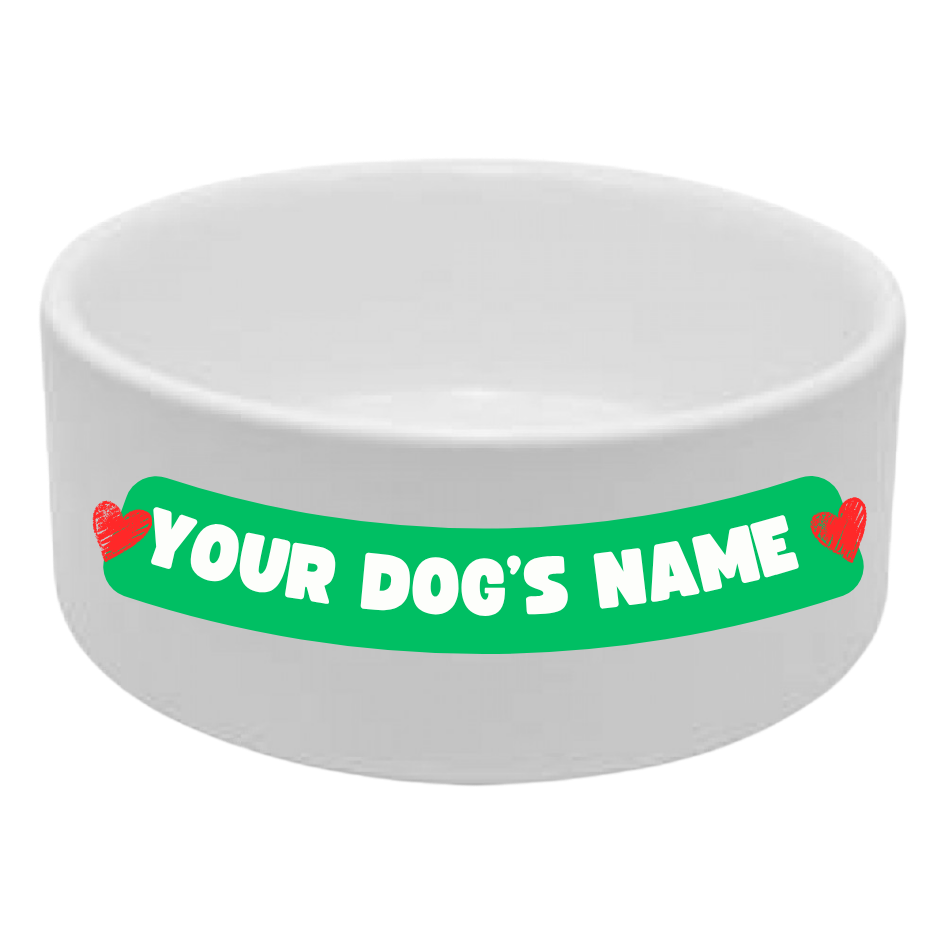 Personalised Dog Bowl UK | Premium Ceramic | Chef Woof