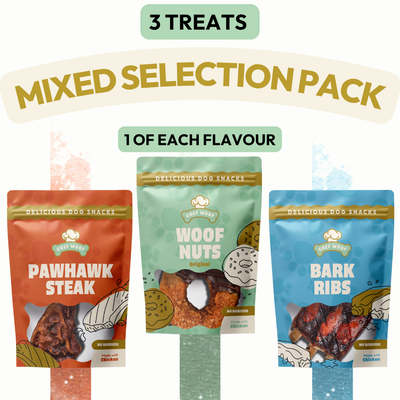 Chef Woof Dog Treats Selection | 3 Natural Dog Treats