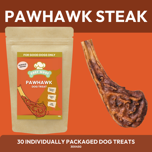 Pawhawk Steak Natural Dog Treats for Pubs, Hotels and Cafes