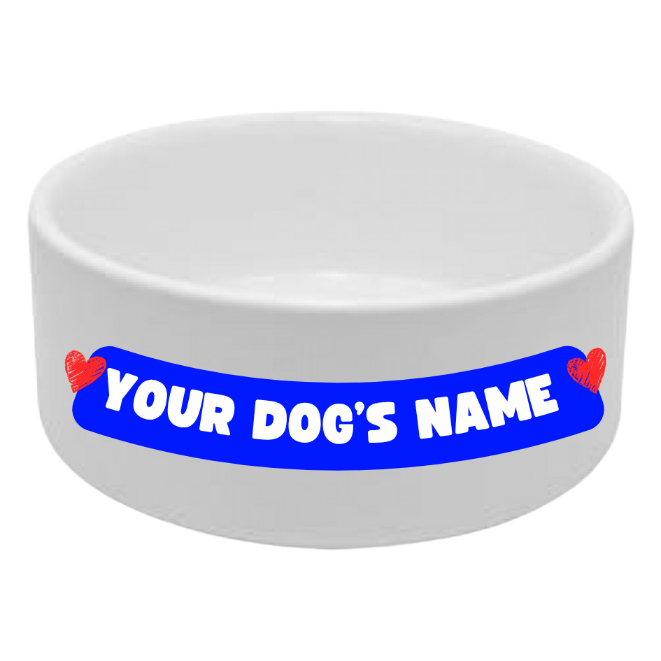Personalised Dog Bowl UK | Premium Ceramic | Chef Woof