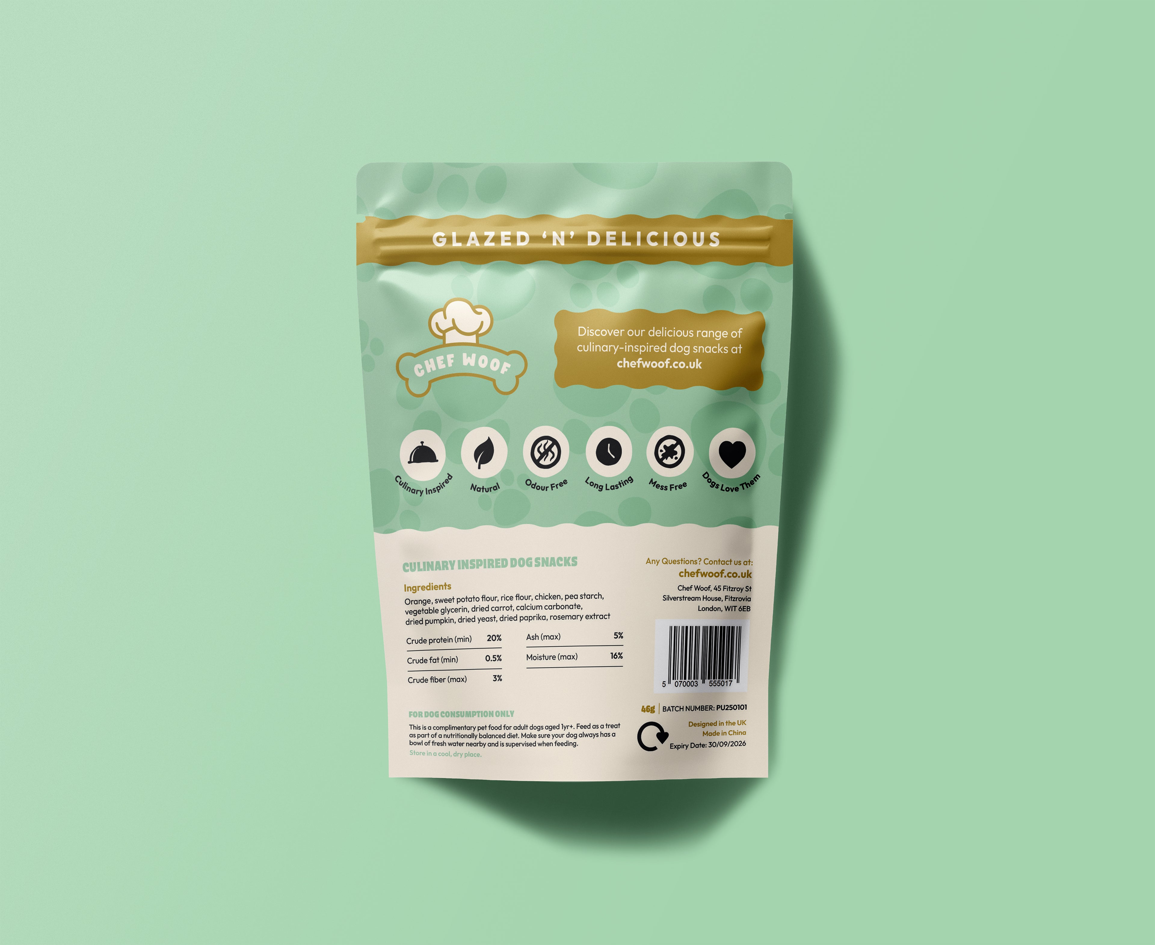 Chef Woof Dog Treats Combo Pack | 3 Natural Culinary Treats