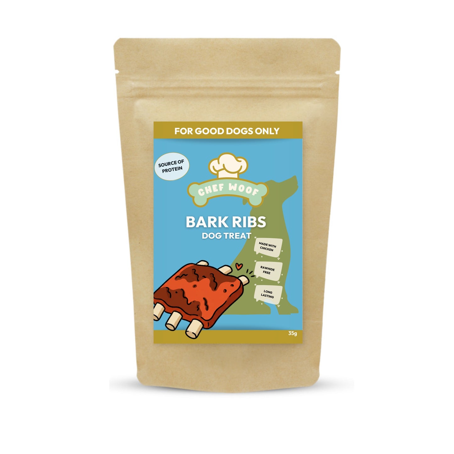 BARK RIBS - Natural Dog Treat 1x35g