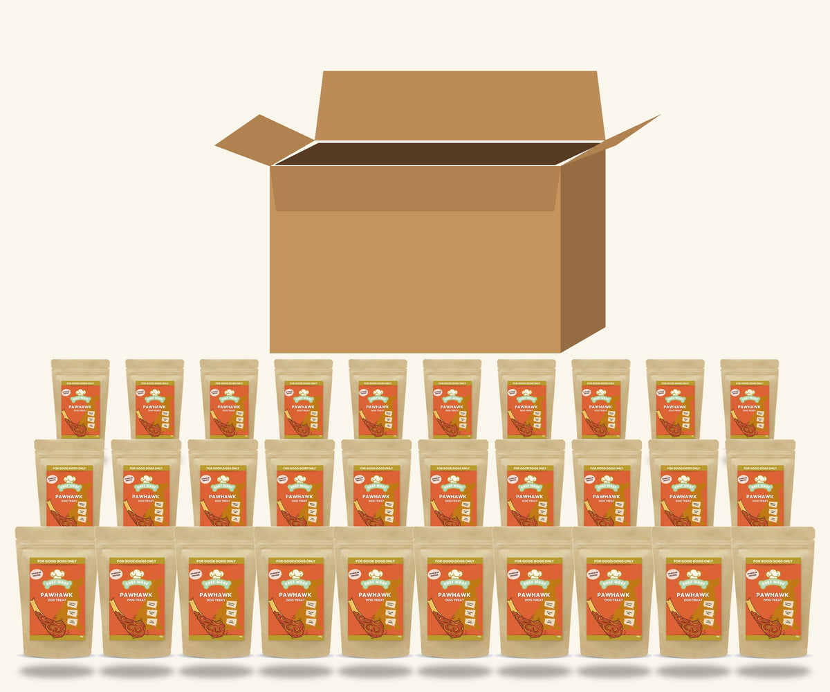 Pawhawk Steak Natural Dog Treats for Pubs, Hotels and Cafes